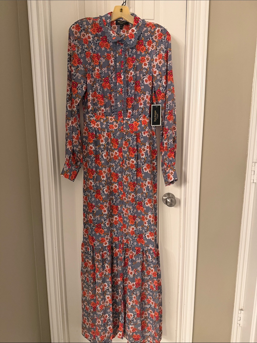 Juicy couture, silk floral bohemian dress new with tags sz 6